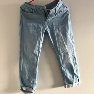 Ankle lightwash jeans